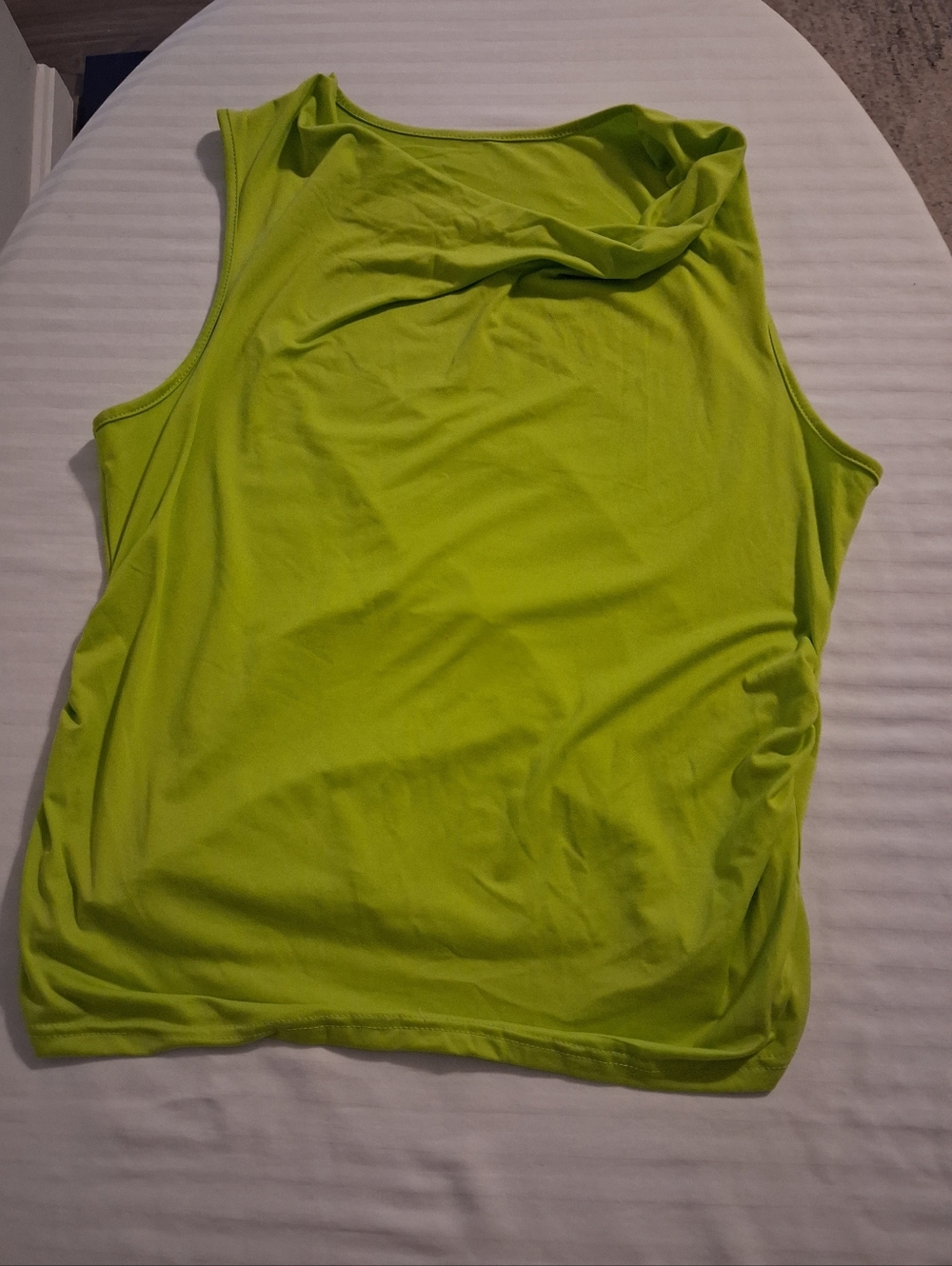Lime Green And Black Polka Dot Skirt Suit Size 3X - Picture 13 of 16